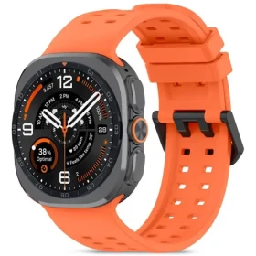 Tech-Protect Silicone Air oranžová / Remienok / pre Samsung Galaxy Watch Ultra 47 mm / Silikónový
