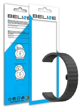 Beline Beautyblack čierna / Opasok pre smartwatch / Oceľový / šírka 20mm