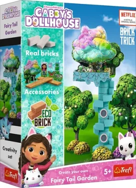 Trefl - Stavebnica - BRICK TRICK Gábinin kúzelný domček: Kúzelná záhrada S