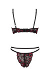 Dámsky erotický set Rosalinda - BEAUTY NIGHT FASHION černá S/M