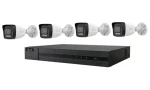 HiLook Kit NVR-104MH-C/4P(D) + 4X IPC-B140HA-LU / IP kamerový set / 4 Mpix / SMART Hybrid Light / PoE / IP67 (HILKITBULLET2_SMART)