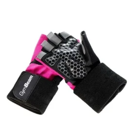 Dámske fitness rukavice Guard Pink - GymBeam (S, ružová) (58492-2-S)