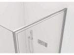 CERANO - Sprchovací kút Porte Ľ/P - 8 mm - chróm, transparentné sklo - 90x70x195 - otočný CER-413531
