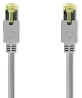 Nedis CAT7 S/FTP 3M šedá / Sieťový kábel / RJ-45 / Snagless / LSZH (CCBW85420GY30)