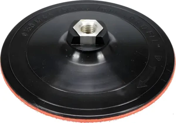 Vorel Oporný tanier M14 150 mm / Oporný tanier / leštiaci a brúsiaci / suchý zips / 8500 ot/min (TO-08510)