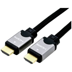 Roline HDMI prepojovací kábel Zástrčka HDMI-A, Zástrčka HDMI-A 5.00 m viacfarebná 11.04.5853 4K UHD, dvojžilový tienený HDMI kábel; 11.04.5853