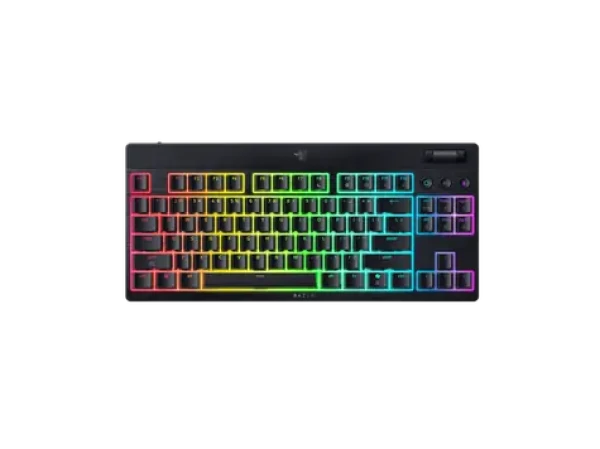 Razer BlackWidow V4 Low-profile Tenkeyless HyperSpeed Green Switch čierna/bezdrôt. Herná klávesnica / mach. / US (RZ03-05450500-R3M1)