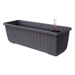 Plastia Samozavlažovací truhlík Siesta LUX antracit 80 cm