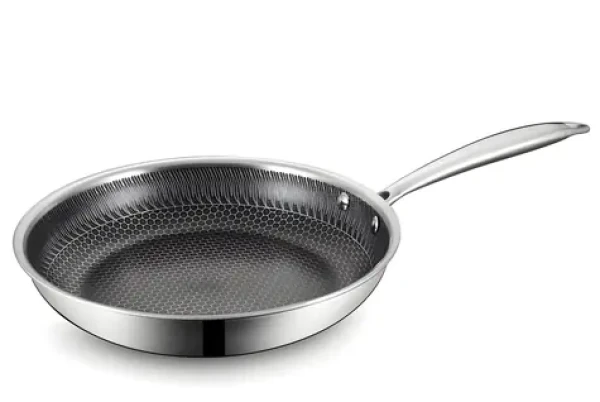 Panvica s voštinovým povrchom MR-1214-24 / Panvica / 24 cm / nerez, hliník / do rúry 260°C (MR-1214-24)