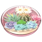 PopSockets PopGrip Gen.2 Bulbasaur Terrarium / Držiak telefónu / Skladacie / Univerzálne / Pokémon licencie (112661)