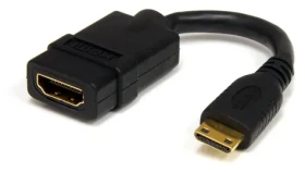 StarTech Mini HDMI - HDMI 13 cm / Adaptér / 4K 30Hz / HDMI 1.4 / Pozlátené konektory (HDACFM5IN)