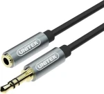 Unitek Y-C932ABK strieborná / Predlžovací kábel / Jack 3,5 mm / 1 m (Y-C932ABK)