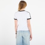 Tričko adidas 3 Stripes Slim T-Shirt White/ Black M