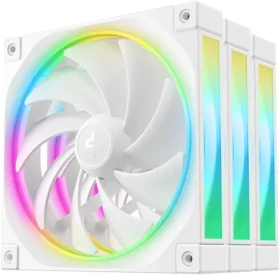DEEPCOOL FL14 biela 3ks / Ventilátor / 140 mm / 3pin (R-FL14-WHAPN3-G)