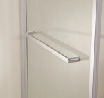 CERANO - Sprchovací kút Versaro L/P - 6 mm - chróm, transparentné sklo - 150x100 - zasúvací CER-8050BD80321