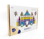 Mamido Mamido Farebná magnetická stavebnica 118 dielikov MT1513