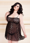 DKaren Plus Size Set Ada Black černá