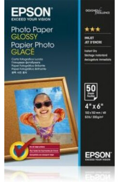 Epson Photo Paper Glossy 10x15 50 listov / Lesklý (C13S042547)