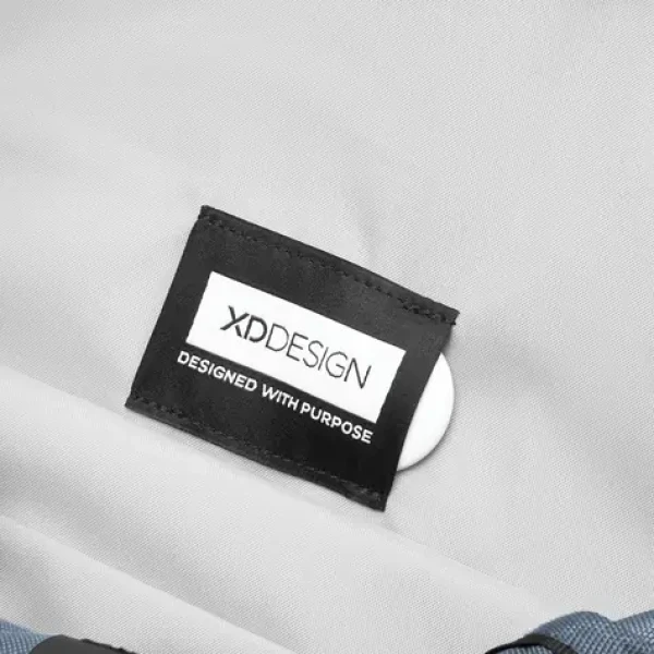 XD Design Urban modro-šedá / Bezpečnostný batoh pre notebook / do 16" / 20-26 L / vodeodolný (P706.2815)