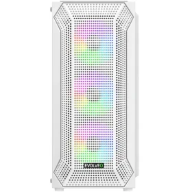Evolveo Xenon biela / PC skriňa / Midi Tower / ATX/mATX/Mini ITX / 4X ARGB / temperované sklo (XENON-WH-4)