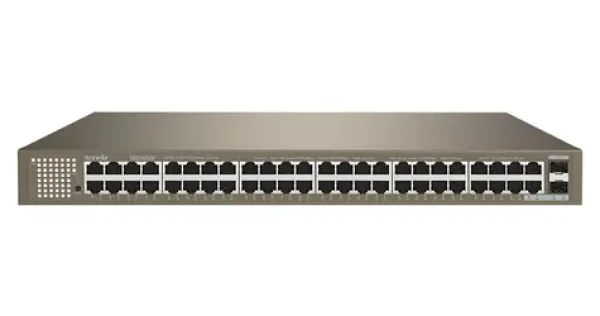 Tenda TEG1050F / Switch / 48x Gigabit RJ45 + 2x SFP / Fanless / Rackmount / VLAN (75011910)