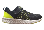 Kappa 95K0043004 Detské tenisky black / lime 38
