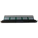 DATACOM Patch panel ISDN 50p. / 1U / Integrovaný / BLACK / 19 (5027121254)