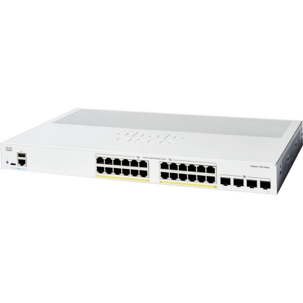 Cisco CISCO Catalyst 1300 24-port GE PoE 4x10G riadený sieťový switch; C1300-24P-4X