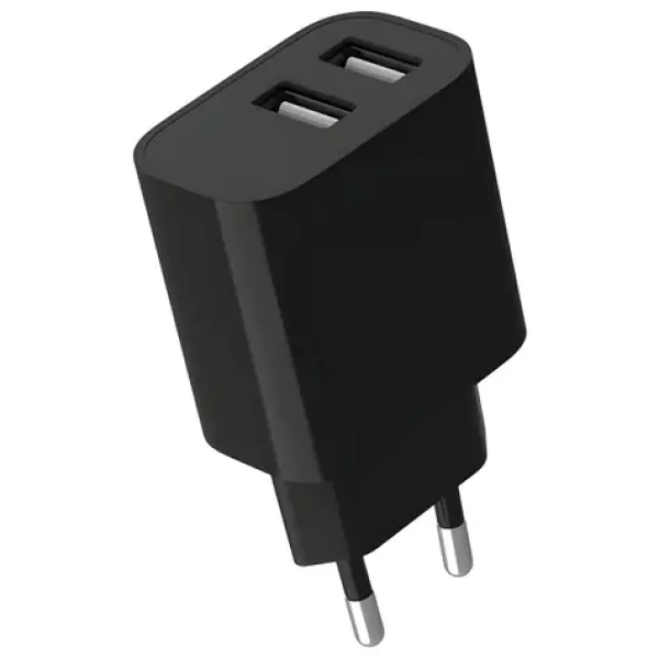 Gembird Sieťová nabíjačka 2x USB-A čierna / Nabíjačka / 5 V / 2,4 A (TA-UC-2A12-01-BK)