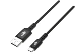 USB-C - USB-C čierna / Kábel / silikónový / 1,5 m (AKTBXKUCMISI15B)