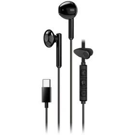 Genius slúchadlá HS-M366 čierna / s mikrofónom / USB-C / kábel 1.2 m (31710033400)