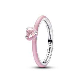 Pandora Originálny ružový prsteň zo striebra ME 193088C02 48 mm