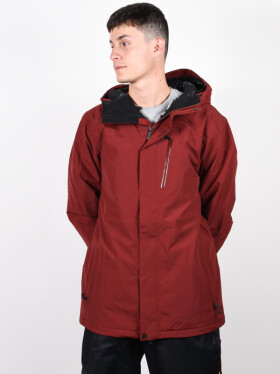 Volcom L Ins Gore-TexR BURNT RED pánske zimné bundy na snowboard - XS