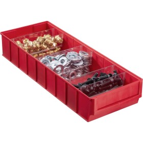 Allit 456571 skladový box (d x š x v) 185 x 500 x 81 mm červená 1 ks; 456571