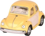 GOKI Volkswagen Chrobák klasik (1967) na spätné natiahnutie - žltá