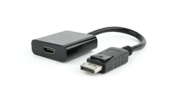 Gembird adaptér DisplayPort(M) na HDMI(F) / dĺžka 10cm / čierna (AB-DPM-HDMIF-002)