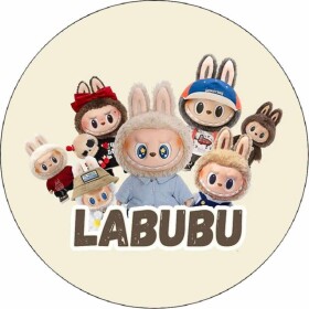 Jedlý papier na vystrihnutie Labubu 19,5 cm - Pictu Hap - Pictu Hap