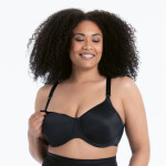 Základná dojčiaca podprsenka s kosticami 5068 čierna - Anita Maternity 001 black 75F
