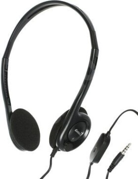 Genius headset - HS-M200C / Slúchadlá / Mikrofón / Single jack / Čierna (31710151103)