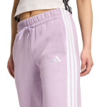 Dámske nohavice adidas Essentials 3-Stripes Fleece Slim Pants Pink JY3097 Dámske S