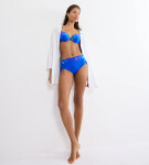 SUMMER TROPICS - Maxi-bikini nohavičky: tvarujúce krytie s nastaviteľnými bokmi Triumph BLUE COMBINATION 38
