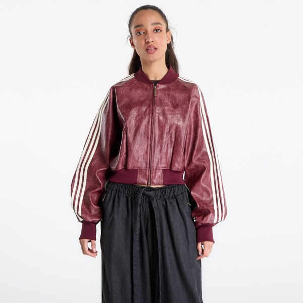 Bunda adidas Pleather Jacket Maroon L