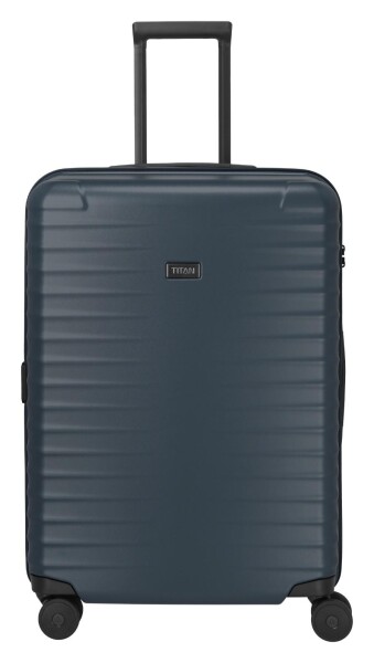Stredný škrupinový kufor Titan Upgrade M plus Midnight blue