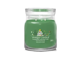 Yankee Candle Signature Shimmering Christmas Tree 368g - sviečka stredná 2 knôty / doba horenia: až 50h (5038581154176)