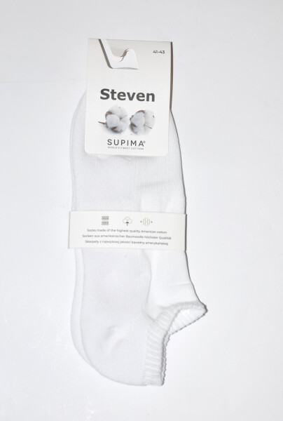 Pánske ponožky Supima art.157 White - Steven 38/40 bílá