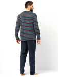 Pánske pyžamo Key MNS 315 B25 dĺžka/r M-2XL Hnědá XL