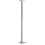 Vogels PPC 1585 stropný držiak na projektor sklápajúci, otočný, výškovo nastaviteľný Vzd. krajiny-strop (max.): 135 cm biela; 7015851