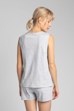 LaLupa Top LA015 Light Grey