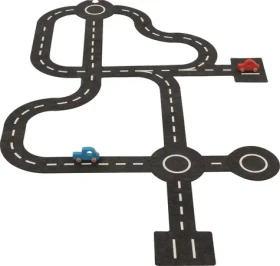 GOKI Podlahové obrysové puzzle Cesty 30 dielikov