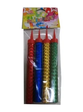 Rappa Fontána párty farebná 40 sek. 12cm 4ks v sáčku